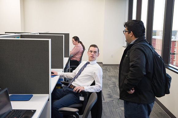 Pathway office facilities on the fifth floor of the BYU Salt Lake Center.