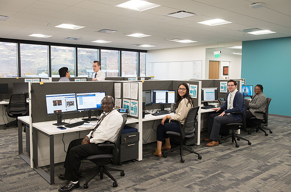 Pathway office facilities on the fifth floor of the BYU Salt Lake Center.