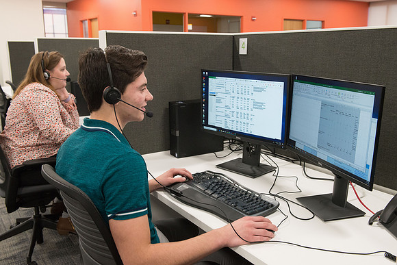 Pathway office facilities on the fifth floor of the BYU Salt Lake Center.
