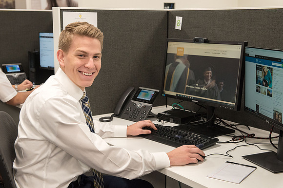 Pathway office facilities on the fifth floor of the BYU Salt Lake Center.