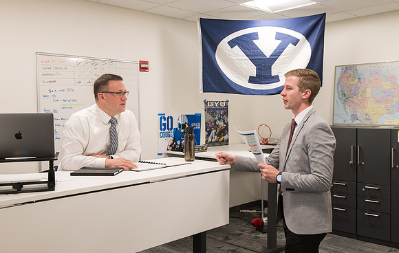 Pathway office facilities on the fifth floor of the BYU Salt Lake Center.