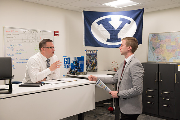Pathway office facilities on the fifth floor of the BYU Salt Lake Center.