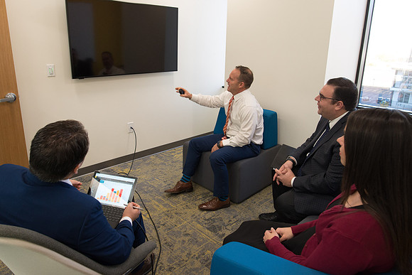 Pathway office facilities on the fifth floor of the BYU Salt Lake Center.