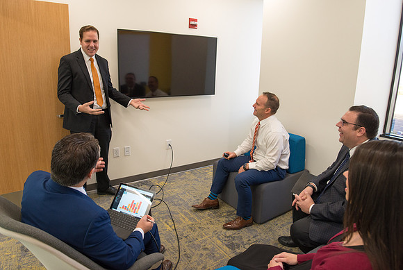Pathway office facilities on the fifth floor of the BYU Salt Lake Center.