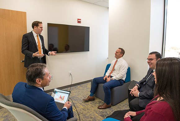 Pathway office facilities on the fifth floor of the BYU Salt Lake Center.