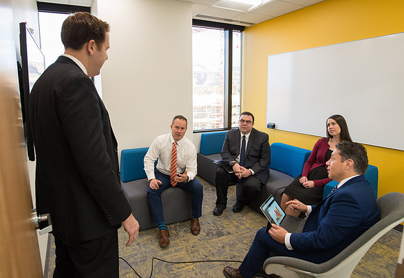 Pathway office facilities on the fifth floor of the BYU Salt Lake Center.