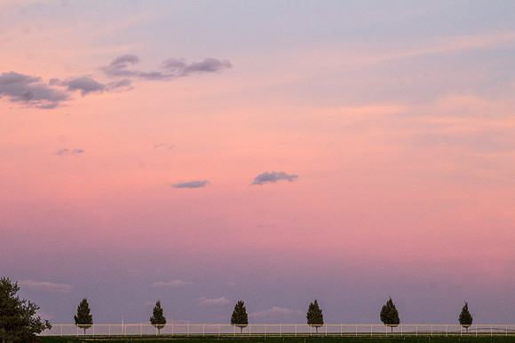 Rexburg temple sunset. September 2018