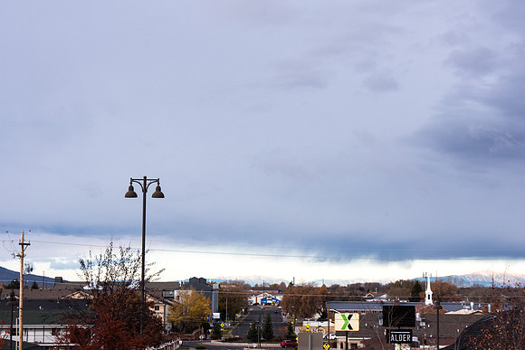 View of Rexburg from campus.