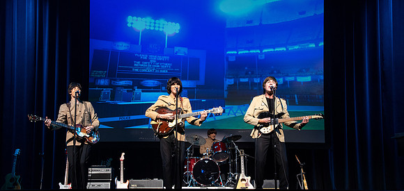 Beatles tribute band perfoms at BYU-Idaho.