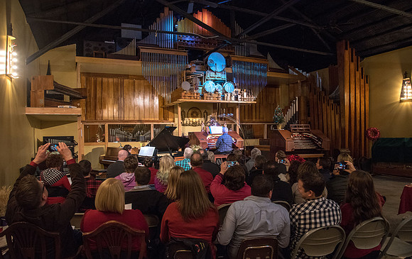 University Relations Christmas Party at Jim Clark's Magical Music Barn.