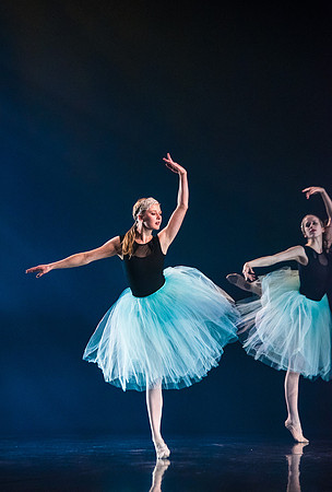 Student dancers perform in this semester's Extravadance: Emoji in Motion.