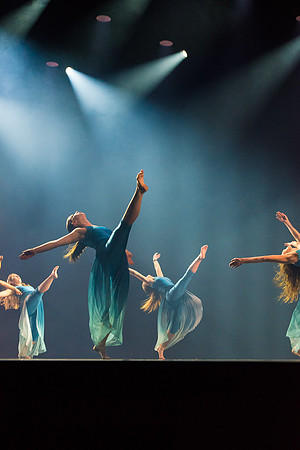 Student dancers perform in this semester's Extravadance: Emoji in Motion.