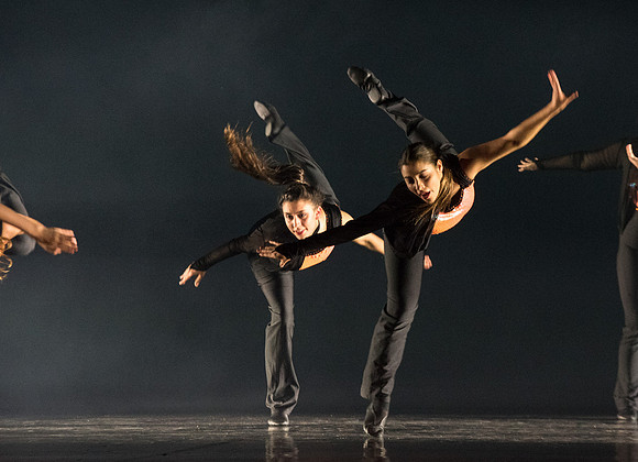 Student dancers perform in this semester's Extravadance: Emoji in Motion.
