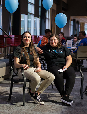 The Elevate Kickoff, a competition for social change, was held in the Crossroads, Fall Semester.