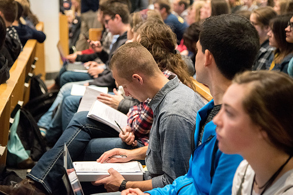 Brother Richard E. Turley, Jr speaks at the University Forum about Joseph Smith, Teenage Prophet