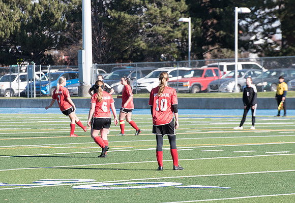 The top two women's competitive soccer teams compete in the Championship game.