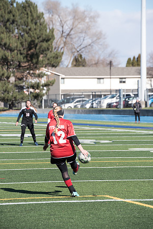 The top two women's competitive soccer teams compete in the Championship game.