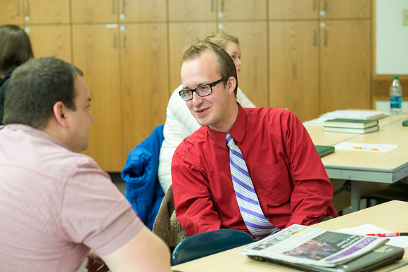 David Allen teaches an ECSE 425 class for Teacher Educaton students.