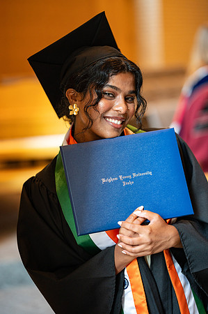 Graduates during convocation for the College of Language and Letters.