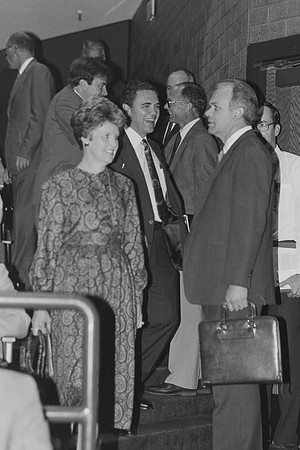 President and Sister Bennion and faculty members