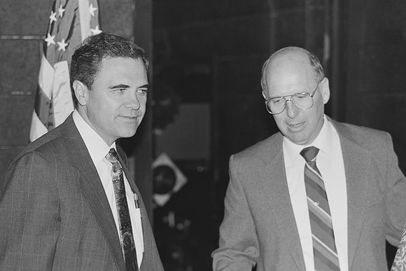 President Bennion and Dean Sorensen