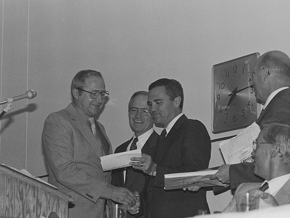 President Bennion and faculty members