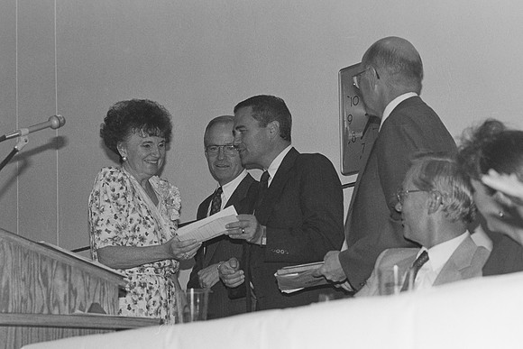 President Bennion and faculty members