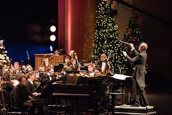 BYU-I choirs, orchestra, and dancers, along with Brian Stokes Mitchell, perform the 8th annual Christmas Concert, filling the room with the Christmas spirit. December 2018