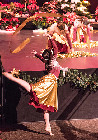 BYU-I choirs, orchestra, and dancers, along with Brian Stokes Mitchell, perform the 8th annual Christmas Concert, filling the room with the Christmas spirit. December 2018