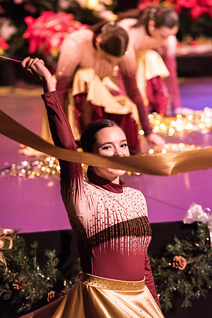 BYU-I choirs, orchestra, and dancers, along with Brian Stokes Mitchell, perform the 8th annual Christmas Concert, filling the room with the Christmas spirit. December 2018