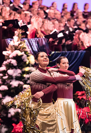 BYU-I choirs, orchestra, and dancers, along with Brian Stokes Mitchell, perform the 8th annual Christmas Concert, filling the room with the Christmas spirit. December 2018