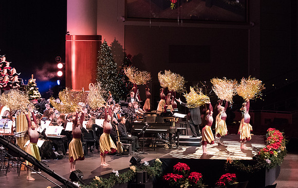 BYU-I choirs, orchestra, and dancers, along with Brian Stokes Mitchell, perform the 8th annual Christmas Concert, filling the room with the Christmas spirit. December 2018