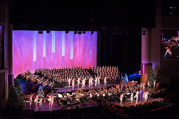 BYU-I choirs, orchestra, and dancers, along with Brian Stokes Mitchell, perform the 8th annual Christmas Concert, filling the room with the Christmas spirit. December 2018