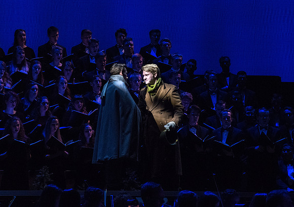 BYU-I choirs, orchestra, and dancers, along with Brian Stokes Mitchell, perform the 8th annual Christmas Concert, filling the room with the Christmas spirit. December 2018