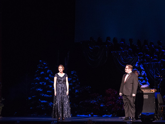BYU-I choirs, orchestra, and dancers, along with Brian Stokes Mitchell, perform the 8th annual Christmas Concert, filling the room with the Christmas spirit. December 2018