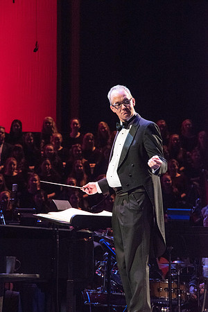 BYU-I choirs, orchestra, and dancers, along with Brian Stokes Mitchell, perform the 8th annual Christmas Concert, filling the room with the Christmas spirit. December 2018