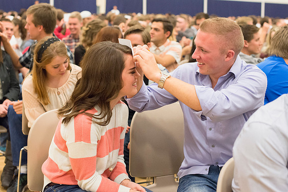 President and Sister Gilbert host a date night with BYU-Idaho Students. Oct 2015