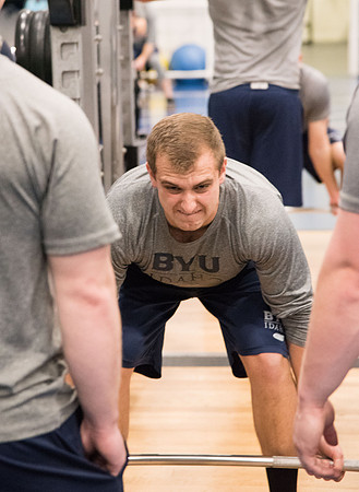 Students compete against one another throughout various X-Fit challenges in the Fitness Center.