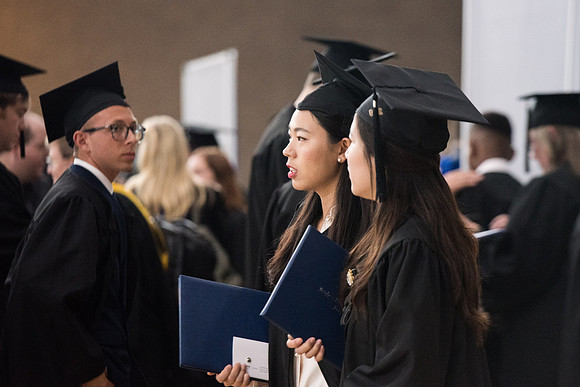 BYU-Idaho Graduation. Graduates getting ready for Commencement. Spring Semester