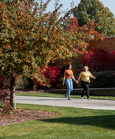 Changing leaves on trees around campus during the fall 2021 semester.