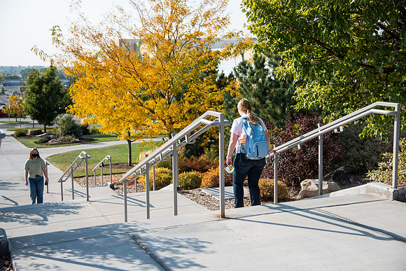 Changing leaves on trees around campus during the fall 2021 semester.