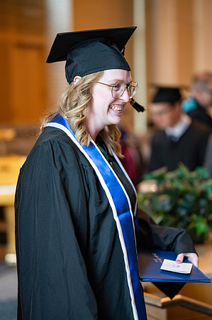 Graduates during convocation for the College of Language and Letters.