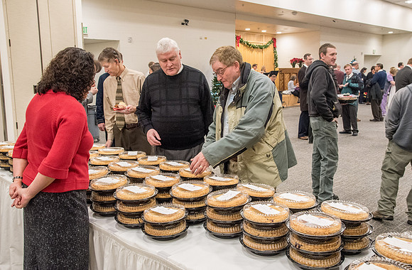 Entertainment, food and a pie for all employees from the President and the Executive Office.