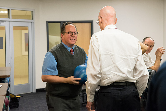 Behind the scenes pictures of AV Production team filmed President Eyring devotional promo video.