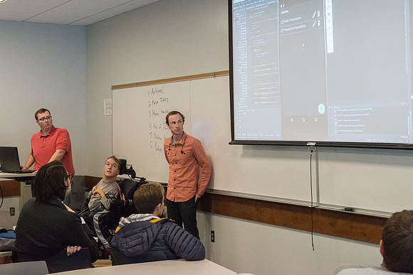 Computer Information students presentations.
