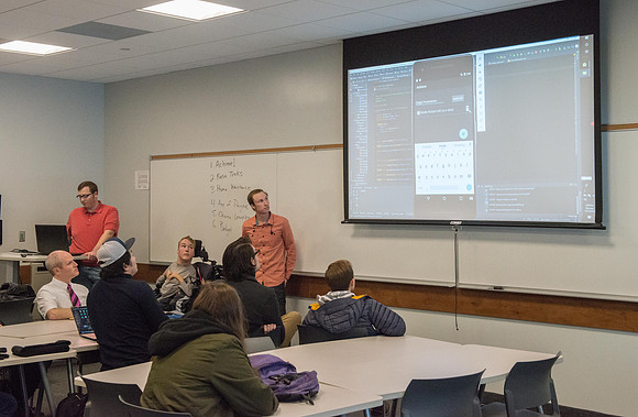 Computer Information students presentations.