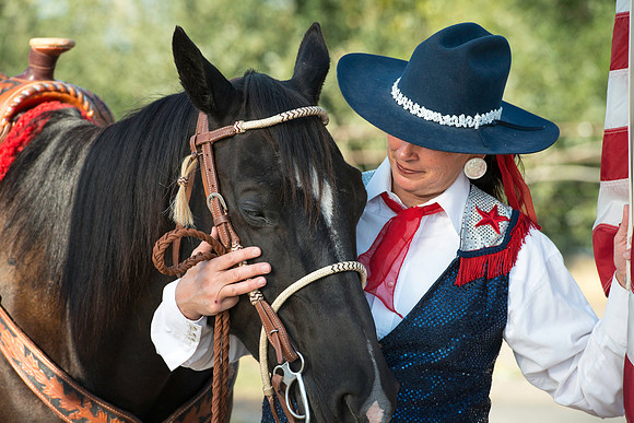 Julie Lee is an Americana horseback rider and has been affiliated with teaching at BYU-Idaho.