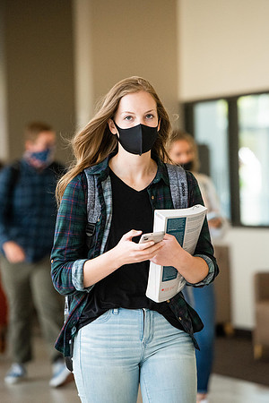 Students gather for BYU-Idaho devotional in the fall 2021 semester.