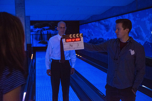 President and Sister Eyring have fun making a video in the bowling alley in preparation for their devotional Winter semester.