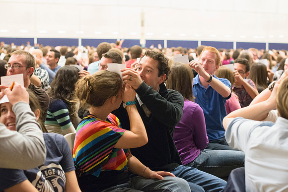 President and Sister Gilbert host a date night with BYU-Idaho Students. Oct 2015